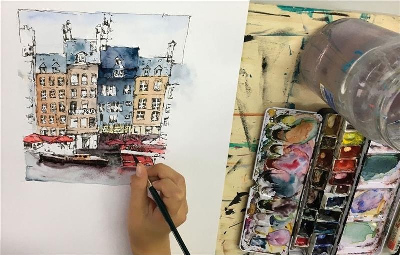 Von der Malschule bis zum Männerkochen – 381 VHS-Kurse in Stade Kunstdozent Michael Tkatschow hat diese Aufnahme in einem der Kurse der Kunstschule Stade für 12- bis 15-jährige gemacht. Die Kunstschule ist seit 2018 ein Bereich der Kulturellen Bildung der VHS Stade.
