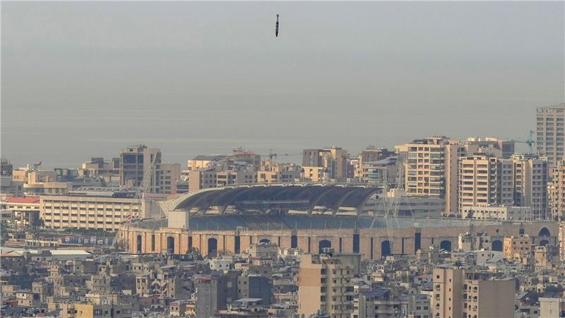 Kurz vor dem Einschlag: Israelischer Jet wirft Bombe auf Beiruter Vorort ab 