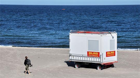 Kurz vor dem Herbstanfang noch sonniges Wetter an der Ostsee