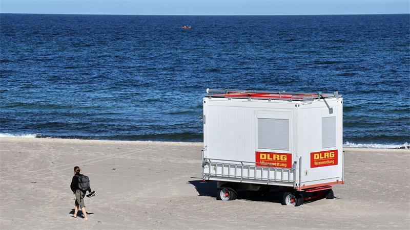 Kurz vor dem Herbstanfang noch sonniges Wetter an der Ostsee