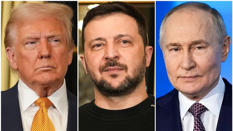 Selenskyj drängt auf Dreier-Treffen mit Trump und Putin Kurz vor dem Treffen von US-Präsident Trump und dem russischen Staatschef Putin in Alaska zum Ukraine-Krieg drängt der ukrainische Präsident Selenskyj auf eine Beteiligung Kiews gedrängt. (Archivbild)