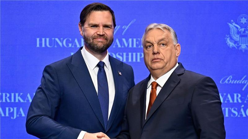 Kurz vor der Wahl: Vance bei Orban