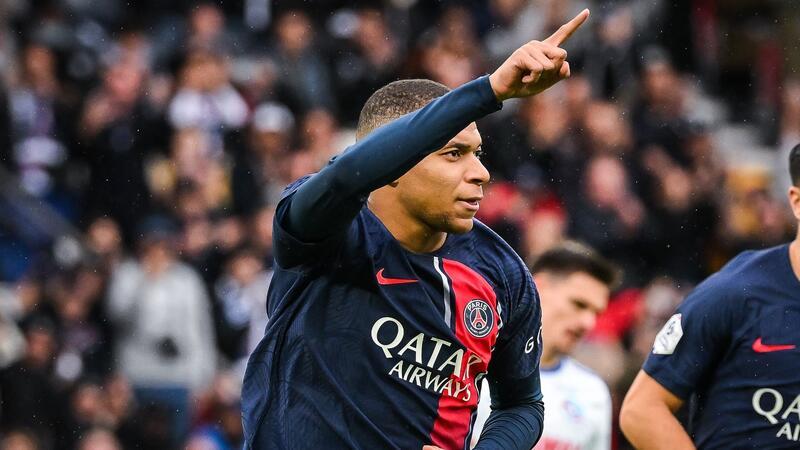 Kylian Mbappe brachte Paris Saint-Germain mit 1:0 in Führung.