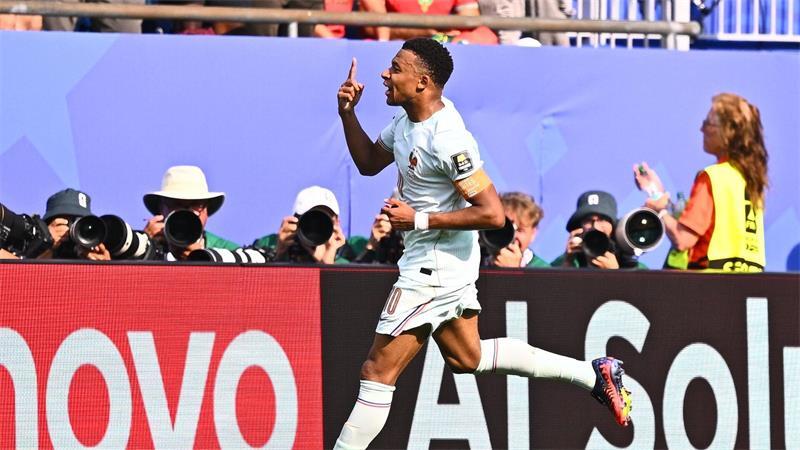 Kylian Mbappé erzielte sein insgesamt 20. WM-Tor.