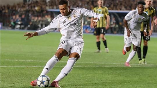 Kylian Mbappe trifft für Real Madrid nach Belieben. 