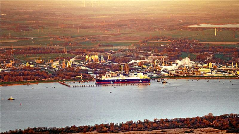 Kein LNG in Stade: Heftiger Streit hinter den Kulissen LNG-Terminal: Ankunft der Energos Force in Stade-Bützfleth.