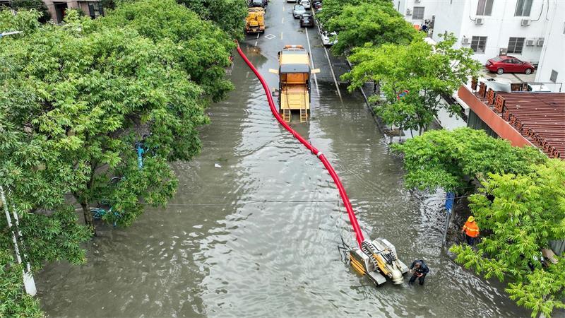 Land unter: Taifun „Bavi“ hat im Osten von China für Überschwemmungen gesorgt. 