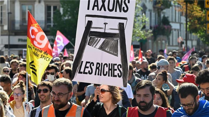 Landesweit fanden heute in Frankreich Kundgebungen und Protestaktionen statt.