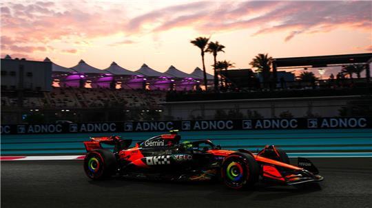 Lando Norris - Erster im Klassement und Schnellster im Training. 