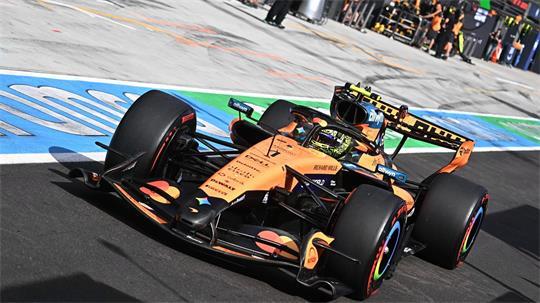 Lando Norris durchbricht die Mercedes-Dominanz.