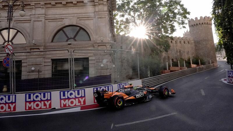 Lando Norris kann in Baku auf eine erfolgreiche Aufholjagd hoffen.