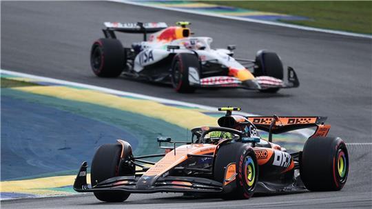 Lando Norris startet in Brasilien von Platz eins.