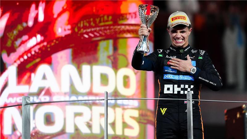 Lando Norris wird der Gejagte sein von Anfang an im kommenden Jahr. 