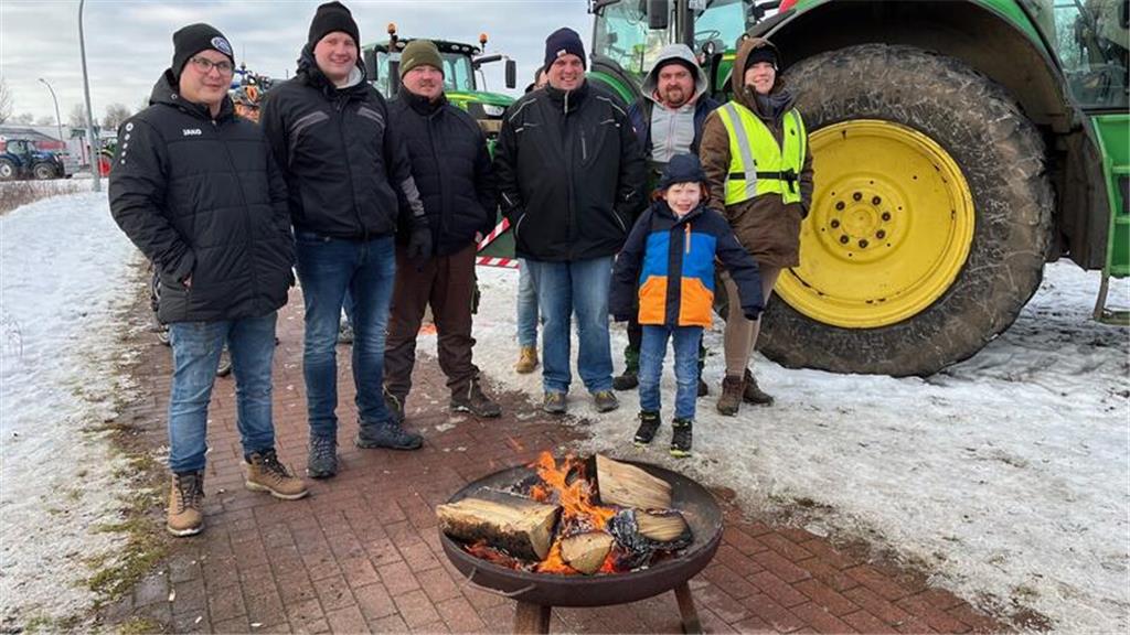 Landwirte in Heinbockel.