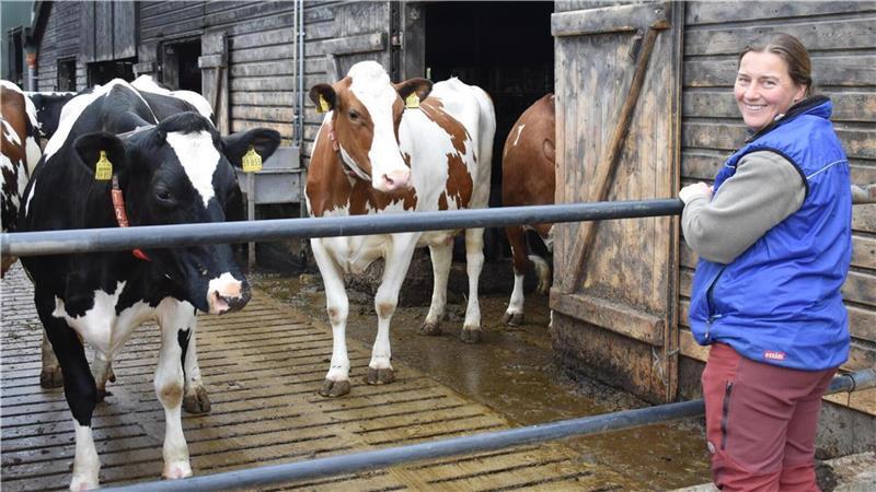So entsteht das Kuhldown-Eis im Gasthof zur Post in Wangersen Landwirtin Sandra Brinkmann kennt jede ihrer 120 Kühe bei Namen. Jetzt warten die Milchlieferantinnen ungeduldig darauf, endlich wieder auf die Weide zu kommen.