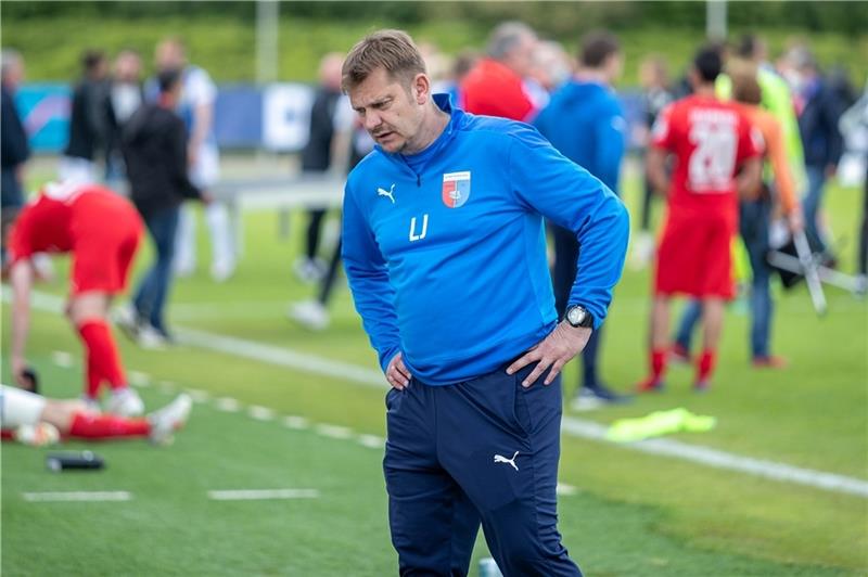 Lars Jagemann, Trainer der SV Drochtersen/Assel, kündigt eine aggressive Spielweise an.