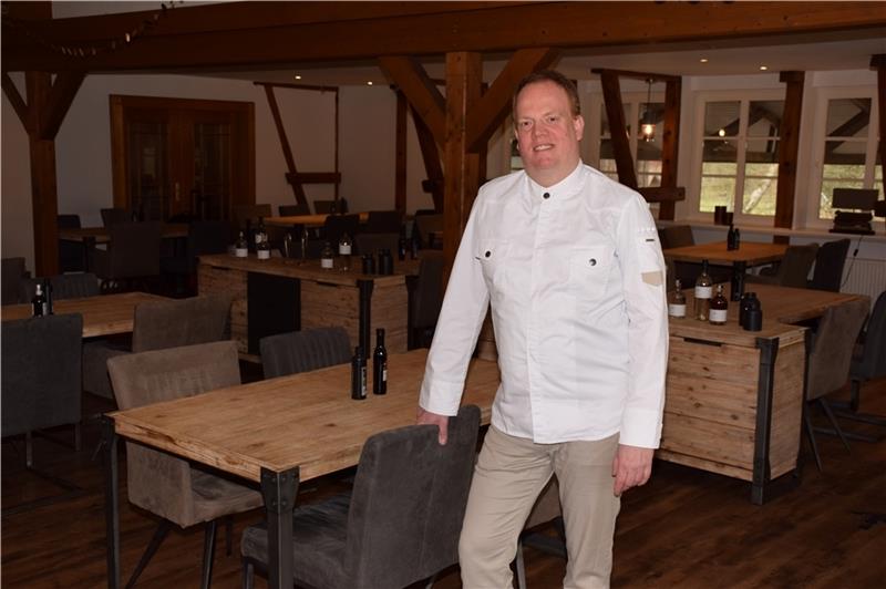 Lars Volbrecht im Eysten – hier hat der Koch einiges vor. Foto: Strüning