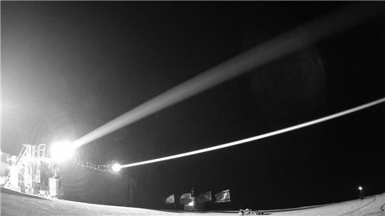 Laser-Luftabwehrsystem „Iron Beam“. 