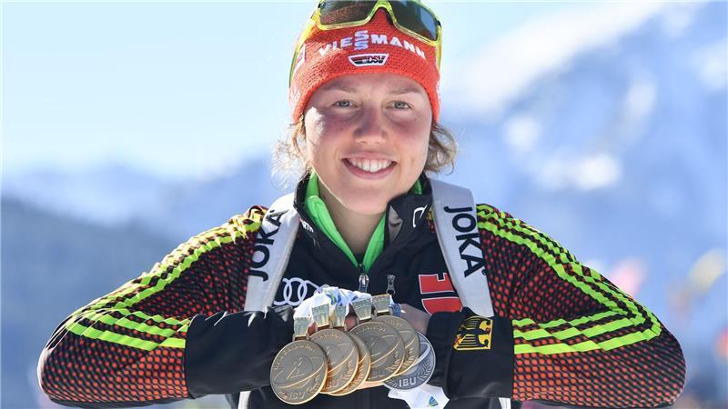 Laura Dahlmeier ist in den Bergen Pakistans tödlich verunglückt. (Archivbild)