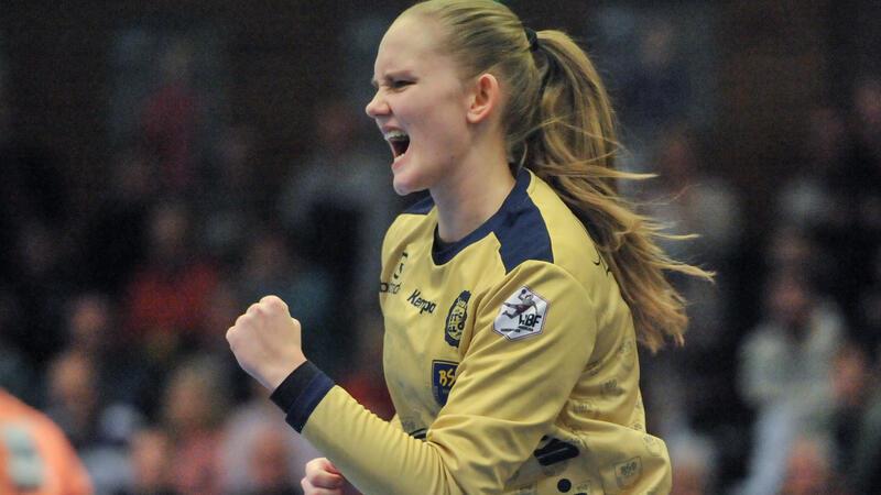 Buxtehuder SV verliert schönes Fehler-Festival in Bensheim Laura Kuske, Handball, Torhüterin, Torfrau, BSV, Buxtehuder SV, HBF, Handball Bundesliga Frauen