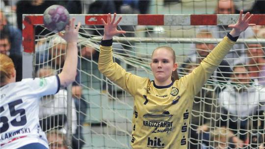 Laura Kuske hielt in knapp 40 Minuten Spielzeit zwölf Bietigheimer Würfe.