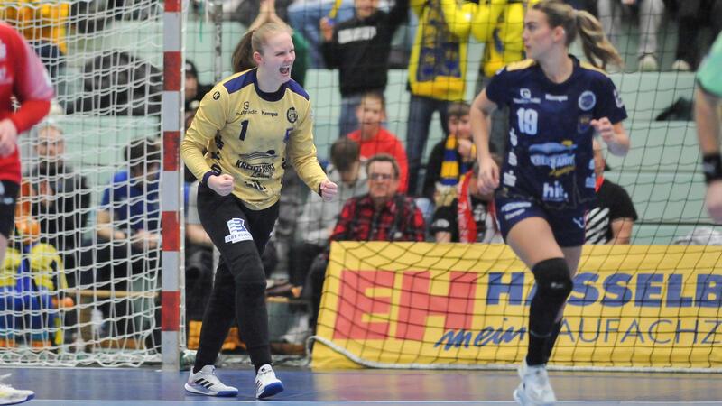 Laura Kuske parierte acht Bälle gegen Zwickau.