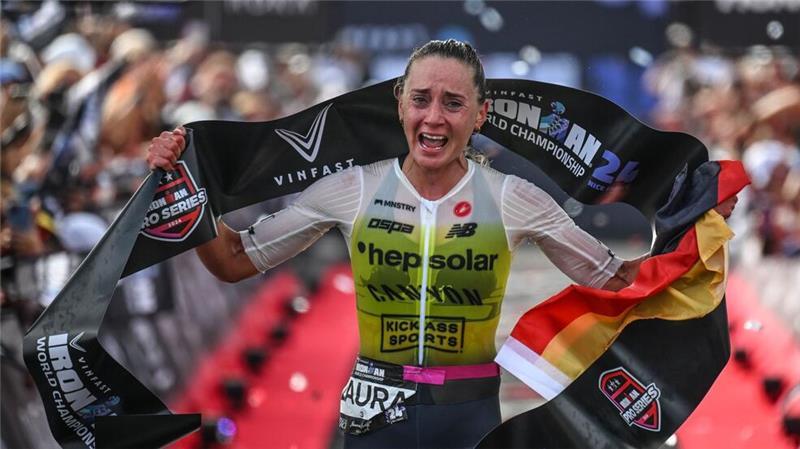 „Das beste Gefühl der Welt“: Philipps Triumph-Tag in Nizza Laura Philipp ist am Ziel ihres großen Traums.