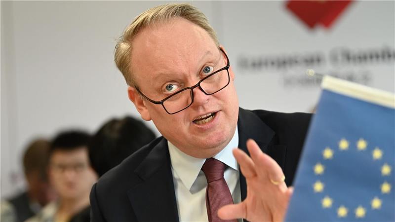 Stimmung europäischer Firmen in China erreicht Tiefpunkt Laut Kammerpräsident Eskelund müssen EU-Firmen in China härter für ihr Geld arbeiten. (Archivbild)