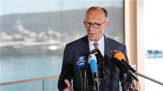 Laut Merz soll Deutschland 2035/36 erneut versuchen, einen Sitz im Sicherheitsrat zu bekommen. 