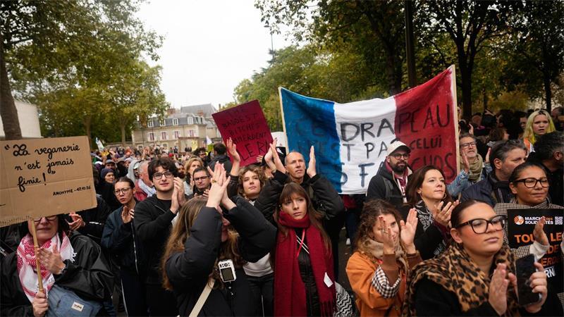 Laut Präfektur waren rund 13.000 Demonstrierende auf den Straßen von Orléans.