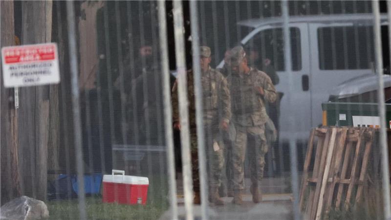 Laut US-Medien waren Nationalgardisten schon im Einsatz.