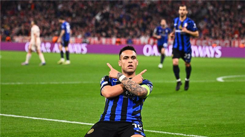 Müllers Joker-Tor reicht nicht - Bayern droht Inter-K.o. Lautaro Martinez trifft zum 1:0 für Inter Mailand.