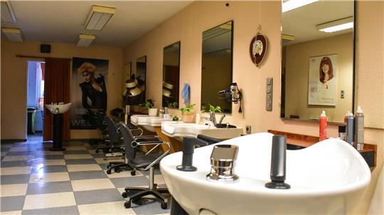 Der Friseursalon von Haike Hain in Freiburg.
