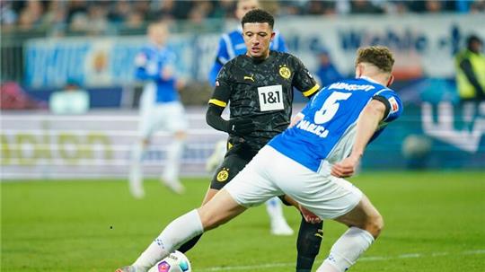 Legte bei seinem Comeback für den BVB direkt ein Tor auf: Jadon Sancho.