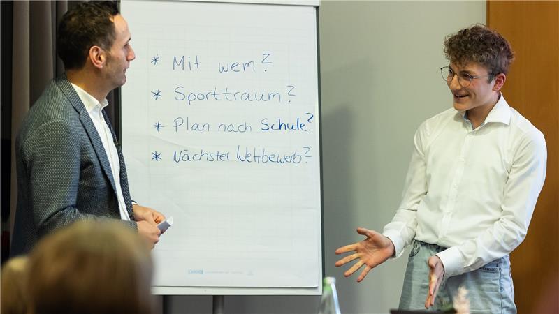 Leichtathlet Elias Frank.