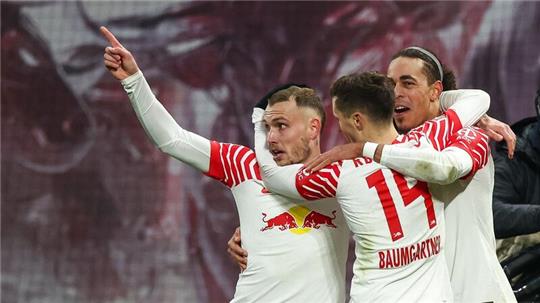 Leipzig setzte sich zuhause gegen Heidenheim durch.