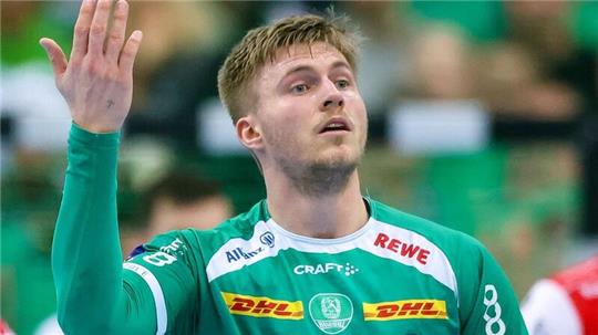 Leipzigs Spieler Franz Semper reagiert.