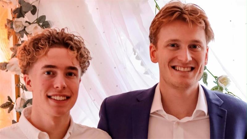 Kicken mit dem Bruder: Ex-D/A-Stürmer Dallmann knipst wieder Lenn (links) und Jelldrik Dallmann: Vielleicht spielen sie beim TuS Harsefeld demnächst zusammen in der Offensive.