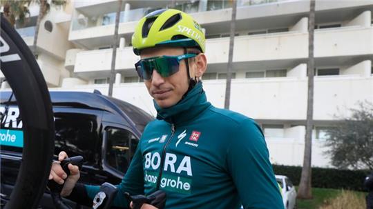 Lennard Kamna, Radrennfahrer für Bora-hansgrohe.
