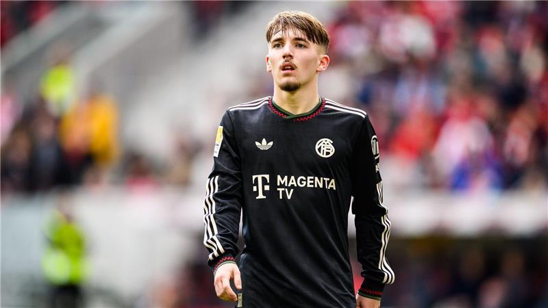 Lennart Karl fehlt dem FC Bayern vorerst verletzt. (Archivbild)