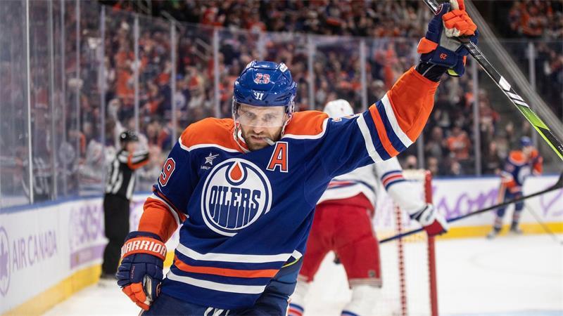 DEL-Chef wettert gegen NHL wegen Spielen in Deutschland Leon Draisaitl kommt mit seinen Edmonton Oilers 2027 nach Köln. (Archivbild)