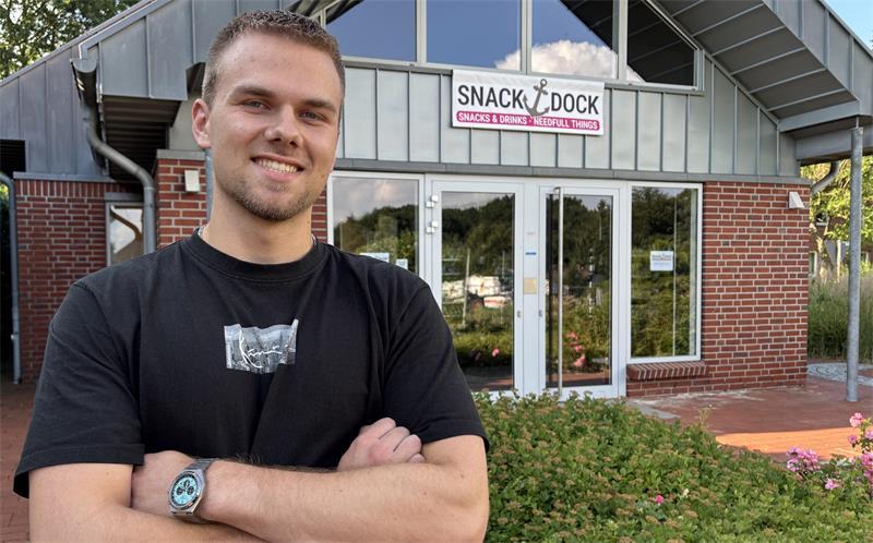 Leon Lührs hat sich mit seinem Snack Dock einen Traum verwirklicht.