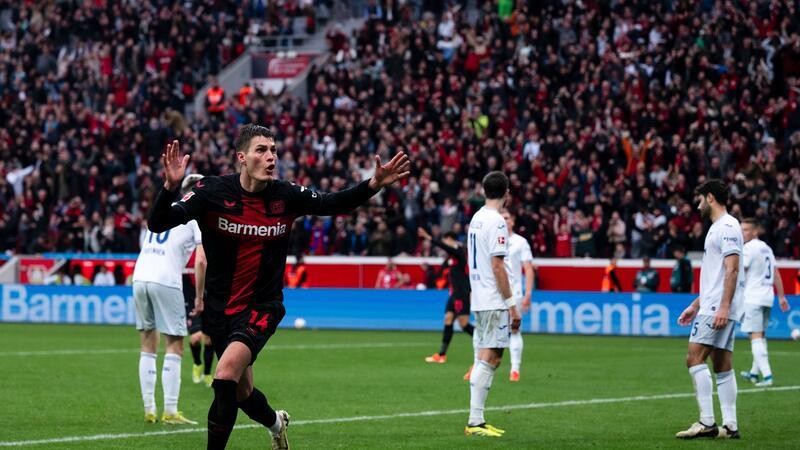 Leverkusen gewinnt wieder spät, Bayern verliert Leverkusens Matchwinner gegen Hoffenheim: Patrik Schick.