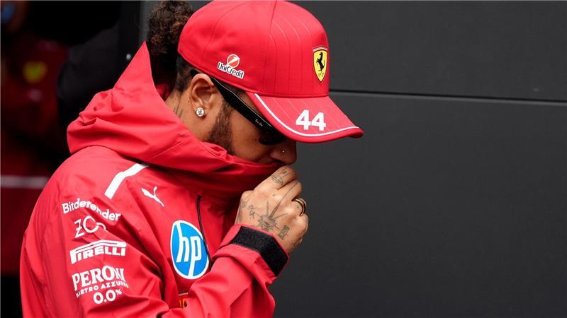 Hamilton im Ferrari unter Druck: Der Kampf gegen sich selbst Lewis Hamilton zeigt sich derzeit wenig zugänglich.