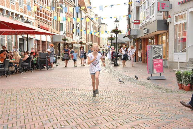 Lia Prause trainiert bereits fleißig.