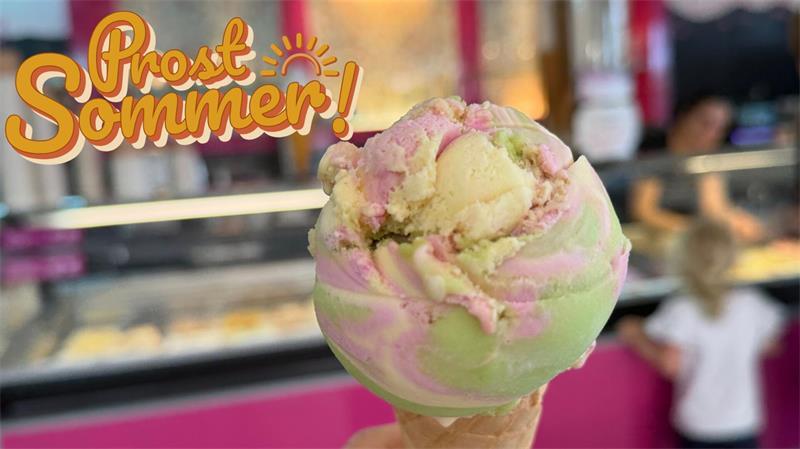 Libubu-Eis statt Labubu: Der vegane Mix aus Erdbeer-, Banane- und Apfelsorbet ist nicht nur bei Kindern beliebt.