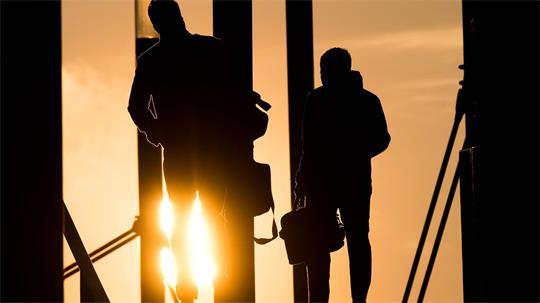 Lichtblick für die Konjunktur: Die deutsche Wirtschaft wuchs auch im dritten Quartal leicht (Archivbild)