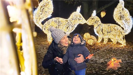 Lichterglanz von Lumagica im Wildpark Schwarze Berge.