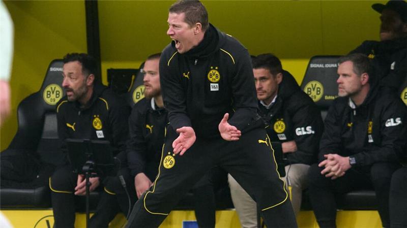 Lieferte vollen Einsatz an der Linie: Interimstrainer Mike Tullberg