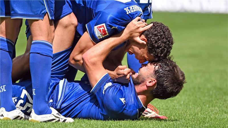 Happy End dank Egloff: KSC verdirbt Münsters Trainer-Debüt Lilian Egloff war der späte Siegtorschütze des KSC.